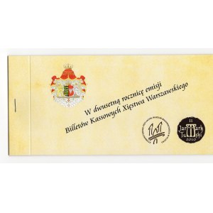 Kassowy Bilet Jarmarku Tumskiego w Dwusetną rocznicę emisji Biletów Kasowych - 1,2 i 5 talarów 2010 ETUI