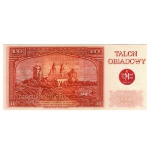 Talon obiadowy 10 złotych V Jarmark Tumski 2013r