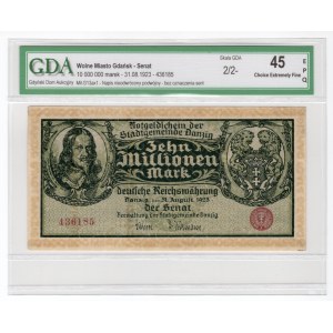 Gdańsk, 10 milionów marek 1923 - GDA 45 EPQ