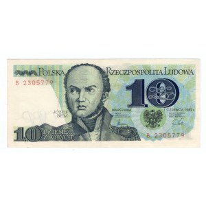 10 złotych 1982 - seria B