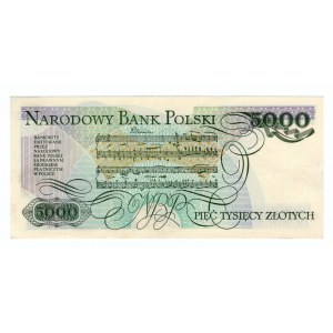 5000 złotych 1986 - seria BH