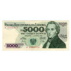 5000 złotych 1982 - seria A