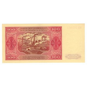 100 złotych 1948 - seria KM