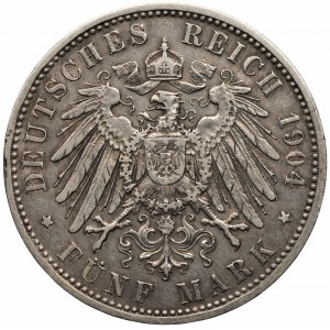 NIEMCY - Bawaria - Otto - 5 marek 1904 (D) Monachium
