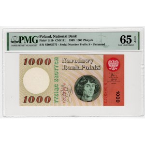 1.000 złotych 1965 - seria S - PMG 65 EPQ