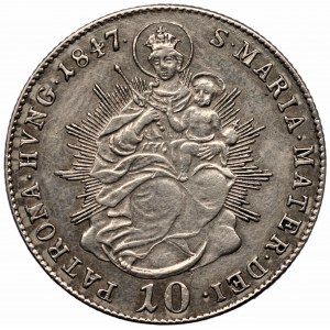 AUSTRIA - 10 krajcarów 1847 B