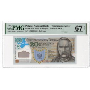 20 złotych 2014 - Legiony Polskie - PMG 67 EPQ