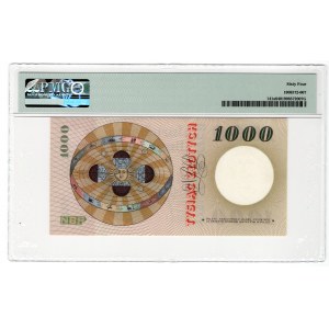 1.000 złotych 1965 - seria B - PMG 64