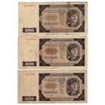 500 złotych 1948 - set 10 sztuk rózne serie
