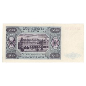 20 złotych 1948 - seria HM