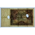 100 złotych 1934 - seria CG. Skasowany