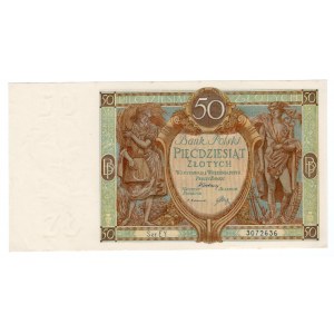 50 złotych 1929 - seria EY.