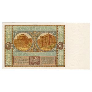50 złotych 1929 - seria EY.