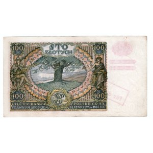 100 złotych 1934 - seria CD - fałszywy przedruk okupacyjny