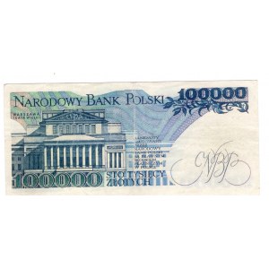 100.000 złotych 1990 - seria AM - Falsyfikat nie wyłapanay