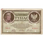 1.000 marek polskich 1919 - zestaw 3 sztuk FALSYFIKATÓW