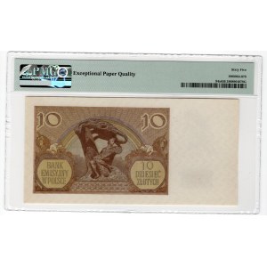 10 złotych 1940 - seria L. - WWII London Counterfeit - PMG 65 EPQ