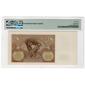 10 złotych 1940 - seria L. - WWII London Counterfeit - PMG 66 EPQ