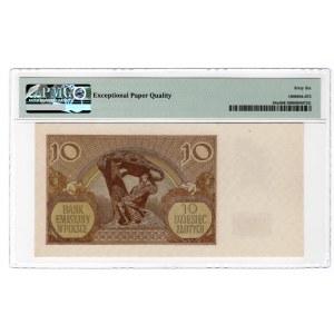 10 złotych 1940 - seria L. - WWII London Counterfeit - PMG 66 EPQ