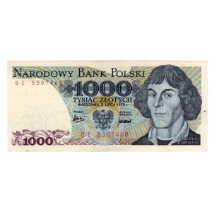 PRL - 1.000 złotych 1975 - seria BE