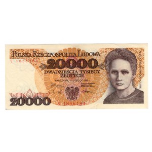 PRL - 20.000 złotych 1989 - seria S