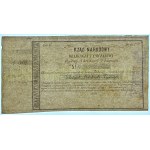 Rząd Narodowy, Obligacja tymczasowa 1.000 złotych 1863-64