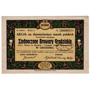 Zjednoczone Browary Grodziskie w Grodzisku, Emisja 3, - 1 x 1.0000 marek polskich
