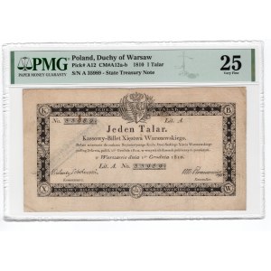 1 talar 1810 - Sobolewski - PMG 25 -