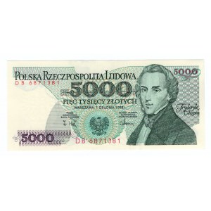 5.000 złotych 1988 - seria DB