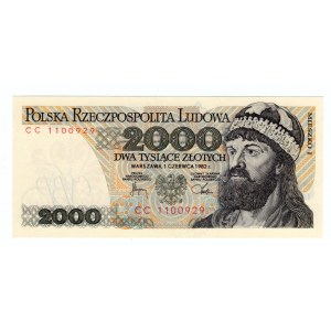 2.000 złotych 1982 - seria CC