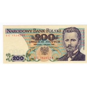 200 złotych 1988 - seria EC