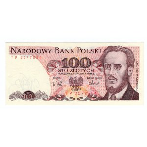 100 złotych 1988 – seria TP