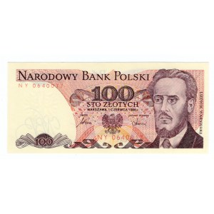 100 złotych 1986 – seria NY