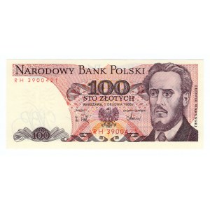 100 złotych 1988 – seria RH
