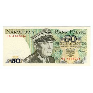 50 złotych 1988 - seria HB
