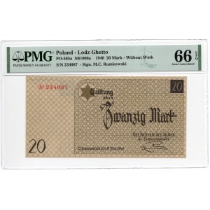 Getto w Łodzi - 20 marek 1940 - PMG 66 EPQ