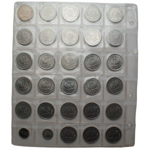 PRL - Kompletny zestaw - 1 złoty 1949 - 1990