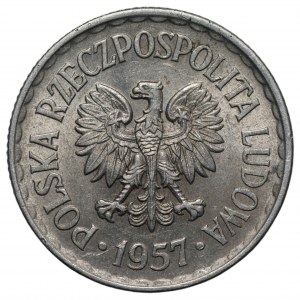 PRL - 1 złoty 1957 - najrzadszy rocznik