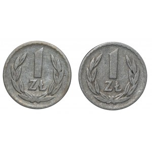 PRL - 2 x 1 złoty 1957