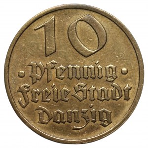 Wolne Miasto Gdańsk - 10 fenigów 1932 - Dorsz