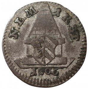 NIEMCY - Norymberga - 1 krajcar 1806