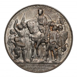 NIEMCY - Wilhelm II - 2 marki 1913 - 100-lecie Bitwy Narodów (Bitwy pod Lipskiem)