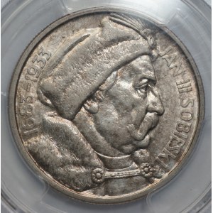 II RP - 10 złotych 1933 - Jan III Sobieski - PCGS AU58