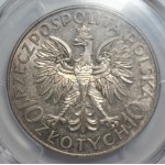 II RP - 10 złotych 1933 - Jan III Sobieski - PCGS AU58