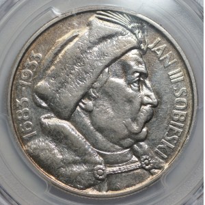 II RP - 10 złotych 1933 - Jan III Sobieski - PCGS AU55