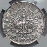 II RP - 10 złotych 1933 - Jan III Sobieski - PCGS AU55