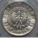 II RP - 10 złotych 1936 - Józef Piłsudski - PCGS AU58