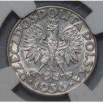 II RP - 2 złote 1936 - Żaglowiec - NGC AU 58