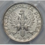 II RP - 1 złoty 1925 - Kobieta i kłosy - PCGS AU 58