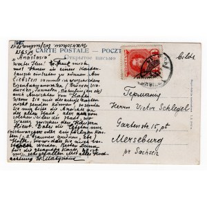 WARSZAWA - Pomnik Kopernika kartka pocztowa